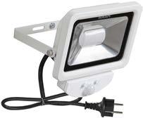8 min ±2 min, dusk adjustment 3-2 000 lux. This compact floodlight is great for lighting yards and car shelters, for example.