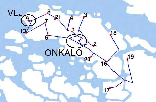 19 Figure 2-5. Levelling network and GPS stations on the Island. Micro loops ONKALO and VLJ were observed 27.-30.8.2018. 2.3 Displacement measurements The displacement measurements of the final depository are measured with extensometers.