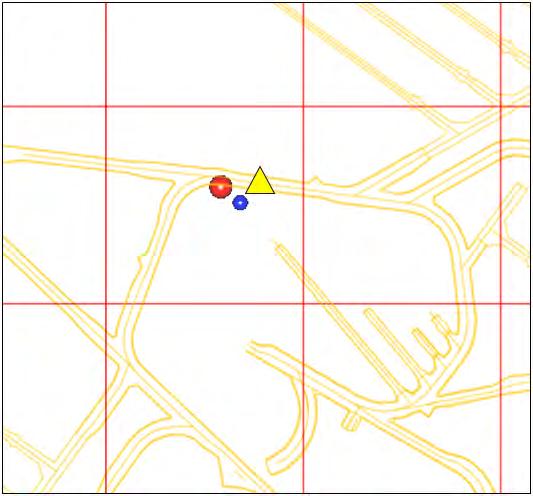 80 Figure 4-1. Seismic events possibly related to rock noise observation in vehicle connection 17. Blue sphere: unidentified small event (M L = -2.