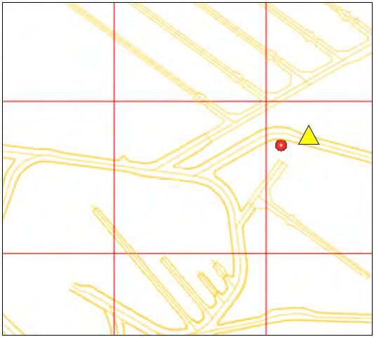 81 Figure 4-3. Seismic event possibly related to rock noise observation in vehicle connection 15. Red sphere: microearthquake (ML = -2.