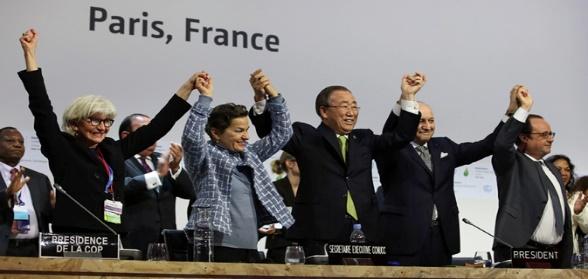 Pariisin ilmastosopimus 2015 Tavoitteita: ENB/IISD Reporting Services pitää maapallon keskilämpötilan nousu selvästi alle kahdessa asteessa suhteessa esiteolliseen aikaan pyrkiä toimiin, joilla