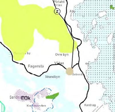 etelärinteessä sijaitsee yksi kaava-alueen harvoista kalliokedoista. Kallion pienialaiset kivikkomuodostumat ovat erityislaatuisia.