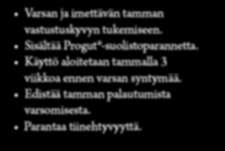 Korkeampi kivennäisten ja vitamiinien määrä.