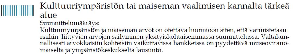 Kuva 4: Ote kokonaismaakuntakaavasta, 2005, kohdealue oranssilla