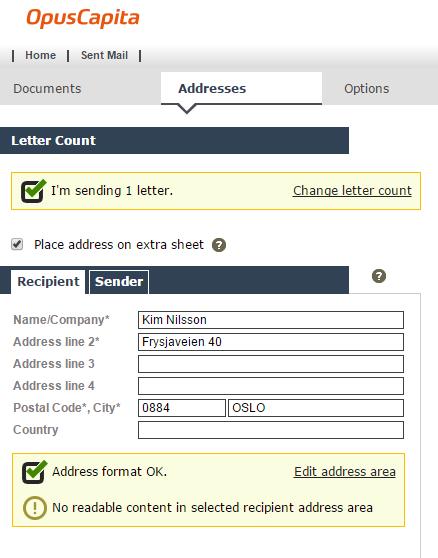 11 (17) Change Letter Count Napsauta Change Letter Count, niin voit tarkastella ja muuttaa kirjeiden lukumäärän asetuksia: Määritä, sisältääkö siirtämäsi tiedosto yhden kirjeen yhdelle