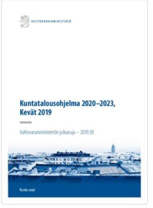 Kuntatalouden ennuste päivitettiin 4.4.2019 Kuntatalousohjelma ja julkisen talouden suunnitelma julki 4.4.2019 Kuntaliiton yhteenveto keskeisistä päätöksistä Kalvot ennusteesta Tekninen, uutta hallitusohjelmaa edeltävä kierros.