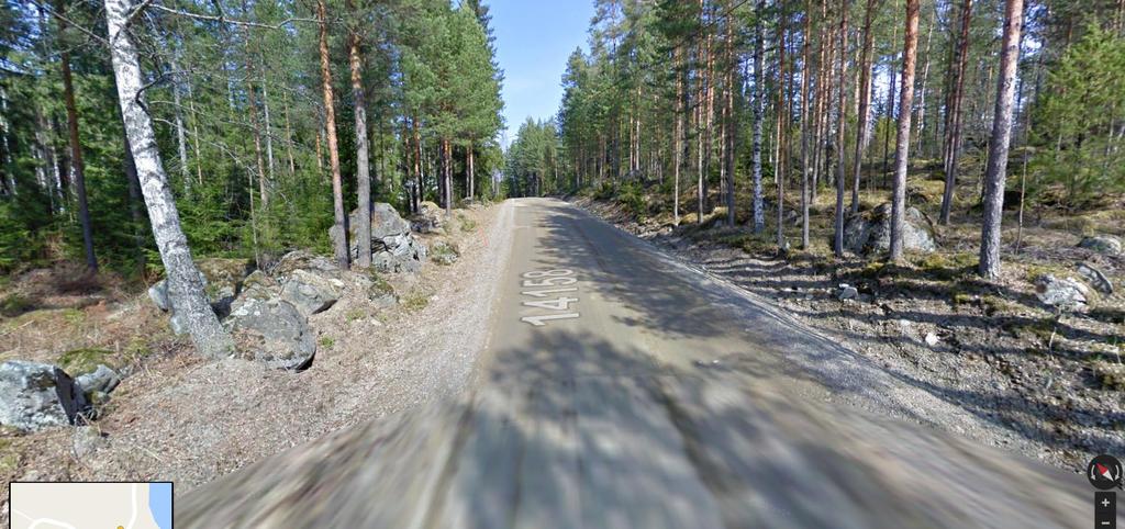 sijoittamista ojan pohjalle tai ulkoluiskan alareunaan ei sallita