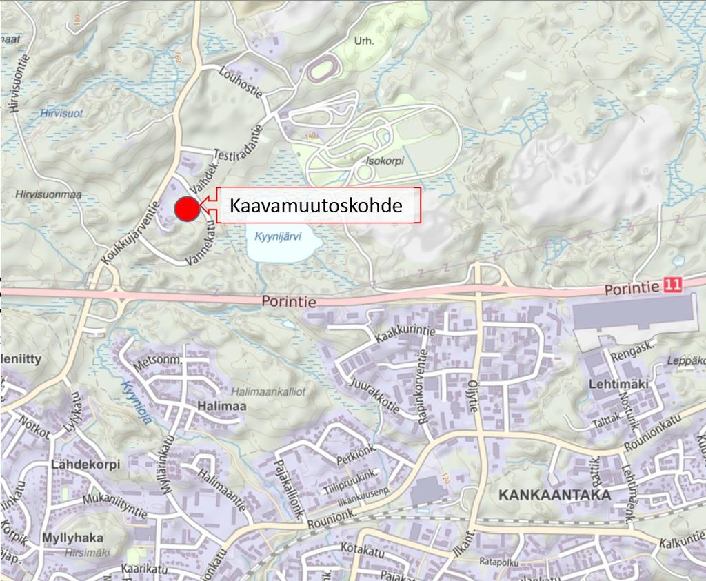 NOKIAN KAUPUNKI ASEMAKAAVAN MUUTOKSEN SELOSTUS Asemakaavan muutos koskee Nokian kaupungin 25.