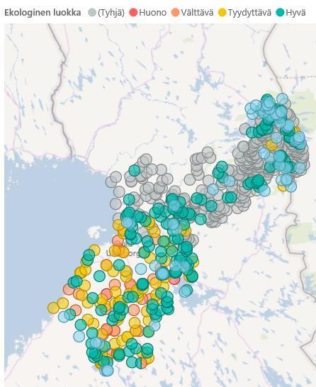 Merkittävä kuormitus Pohjois-Pohjanmaan joki- ja