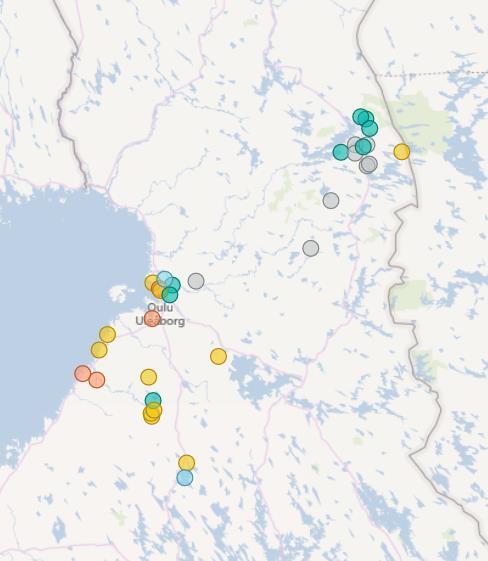 kuormitus on merkittävä suhteessa luonnonhuuhtoumaan (rannikko