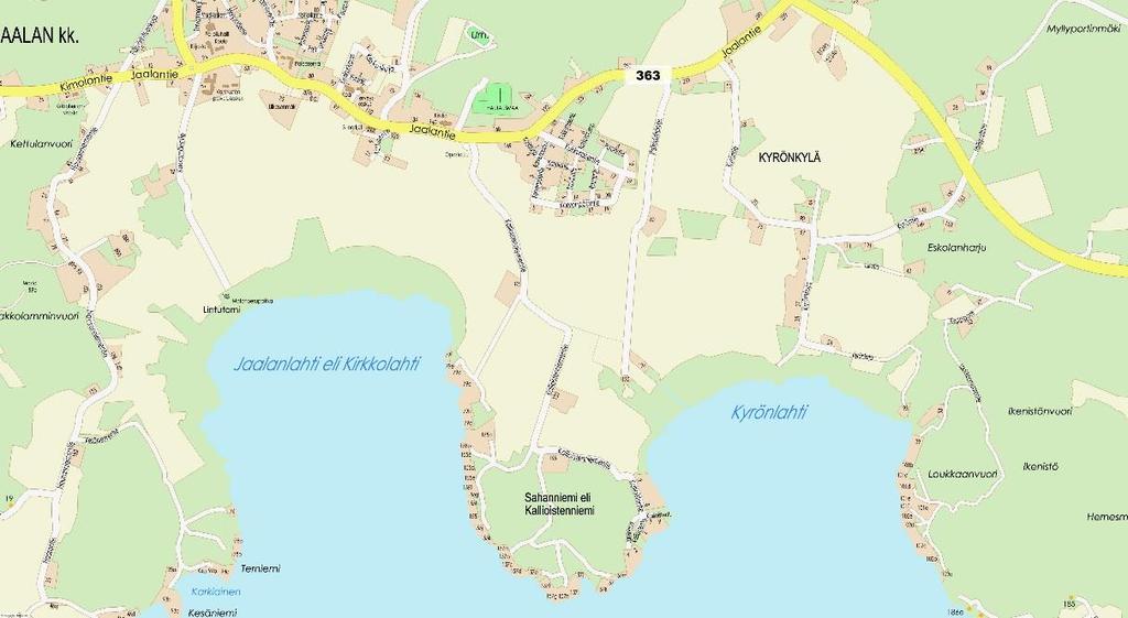 venesatama- ja katualuetta ASEMAKAAVALLA JA ASEMAKAAVAN MUUTOKSELLA MUODOSTUVAT kaupunginosan 61, Jaalan kirkonkylä, korttelin 229 osa sekä lähivirkistys- ja katualue Täyd. 15.1.2019 Asemakaava 61/004 Diaari / TELA 1062/10.