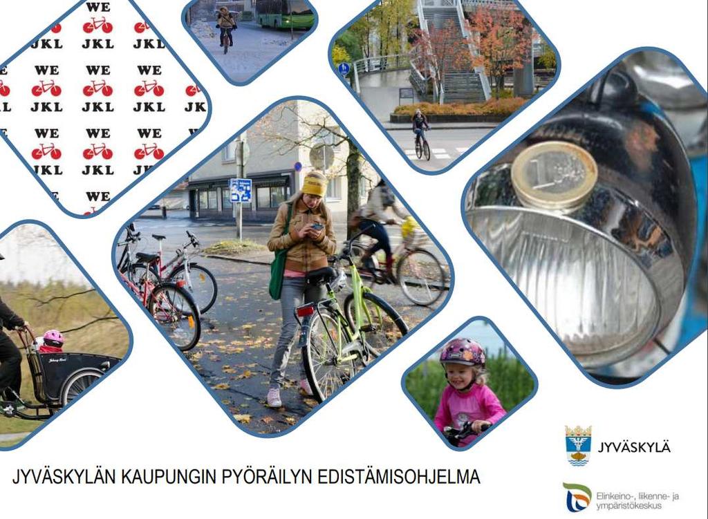 Pyöräilynedistämisohjelma: Tavoitteena pyöräilyn suosion ja aseman parantaminen Jyväskylässä Jyväskylän kaupungin pyöräilyn edistämisohjelmassa tavoitteena on nostaa