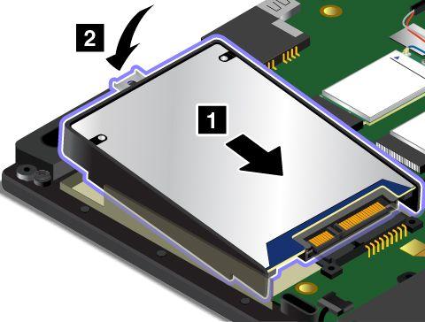 Asenna uusi kiintolevyasema, SSD-asema tai yhdistelmäasema asemakehikkoon. 9.