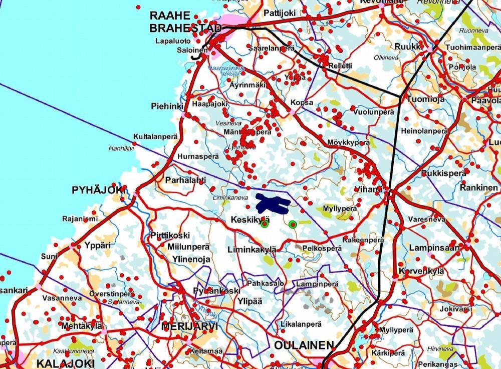 3 1. Perustiedot Inventointialue: Maukarinkankaan tuulipuiston hankealue Pyhäjoen keskustasta 16,5 20,5 km itään Tilaaja: Sweco Ympäristö Oy Hankeomistajat: ABO Wind Oy ja Greenpower Finland Oy