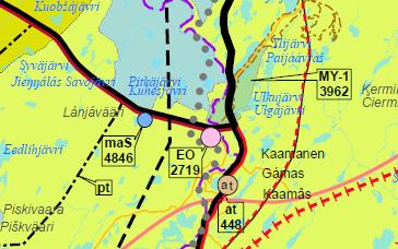 Metsähallituksen erillispäätöksellä suojeltuja Muutetaan MY-1-merkinnät