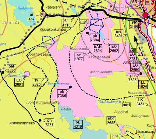 Ampuma- ja harjoitusalue Kyläjärven ampuma- ja harjoitusalueen suhde Natura