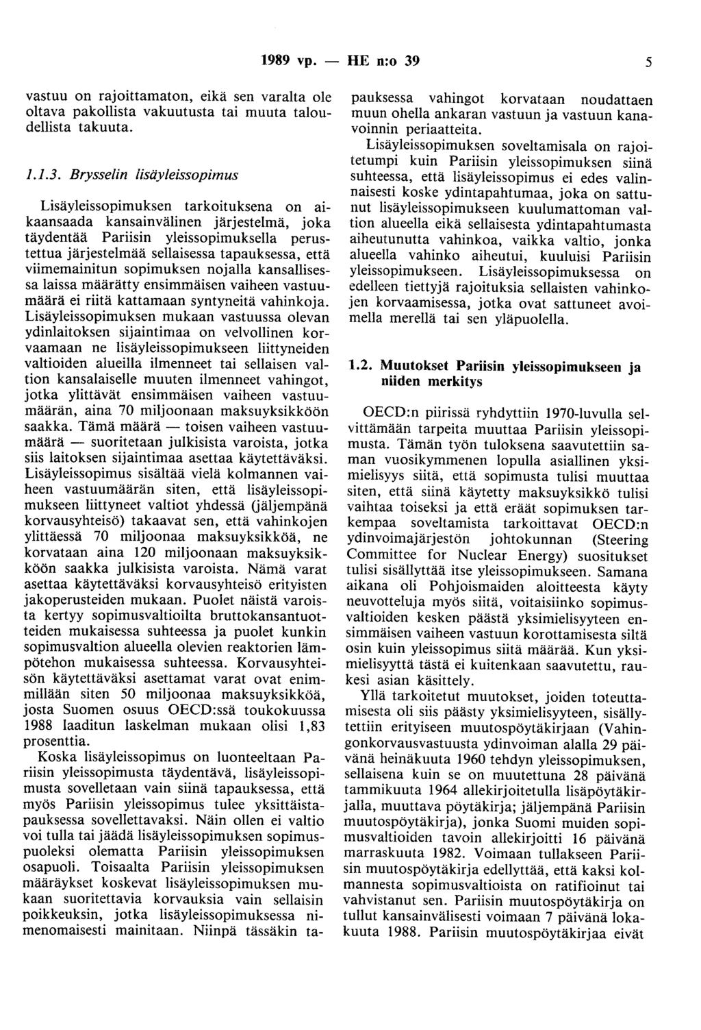 1989 vp. - HE n:o 39