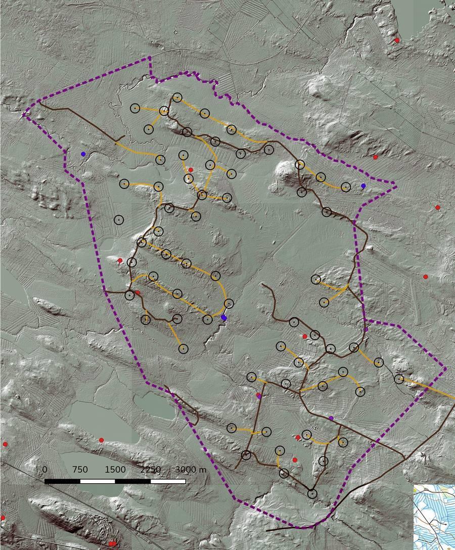 7 joki ja keskivaiheilla Ryönjöpuro. Luonnontilassa olevin soiden osuus on noin 12 % (580 ha).