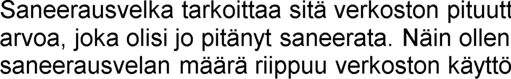 TULEVAT INVESTOINNIT 350 000 300 000 250 000 327 050 122 867 pitoajoilla eli pitoajasta. Kuopio: 327 km, 19 % verkostopituudesta. verkostopituudesta. Saneerausvelan Kuopio: 93 km, 5 % verkostopituudesta.