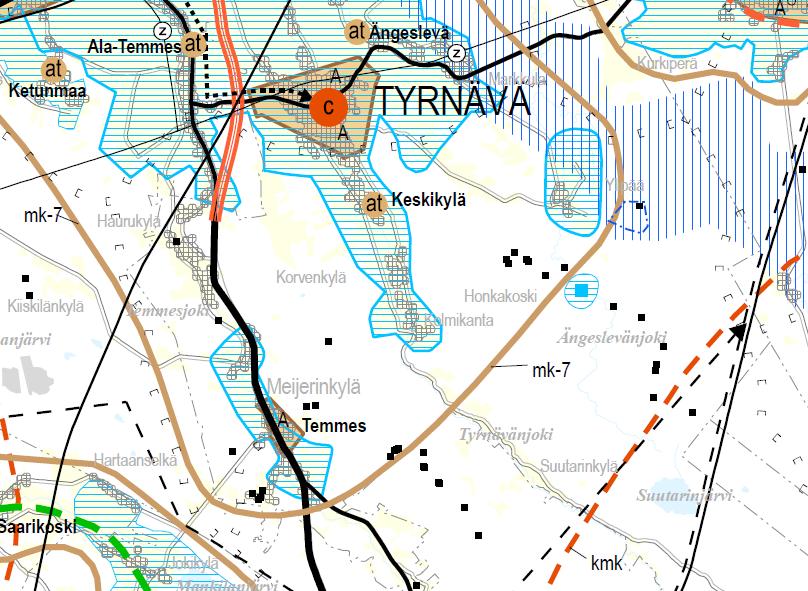 4 (15) 4.2 Maakuntakaava Pohjois-Pohjanmaan maakuntakaava Suunnittelualueella on voimassa Pohjois-Pohjanmaan maakuntakaava. Ympäristöministeriö vahvisti sen 17.2.2005 ja kaava on tullut lainvoimaiseksi Korkeimman hallinto-oikeuden 25.