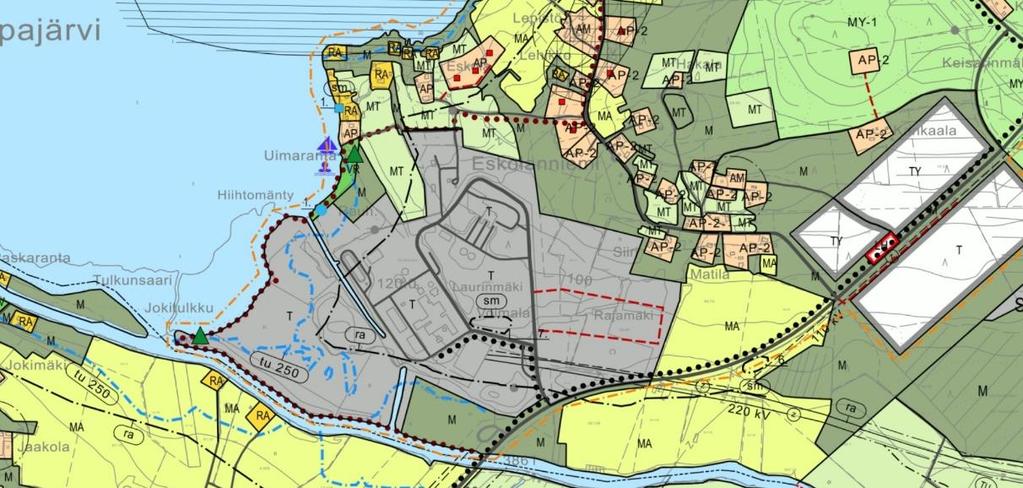 2.3 Yleiskaava Suunnittelualueella on voimassa Haapaveden keskustan osayleiskaava 2030 (hyväksytty 21.3.2011).