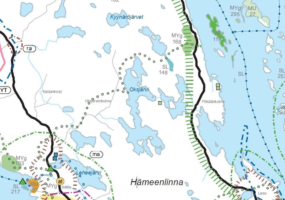 3.2 Suunnittelutilanne 3.2.1 Kaava-aluetta koskevat suunnitelmat, päätökset ja selvitykset Valtakunnalliset alueidenkäyttötavoitteet (Vat) Valtioneuvoston päätöksen 14.12.