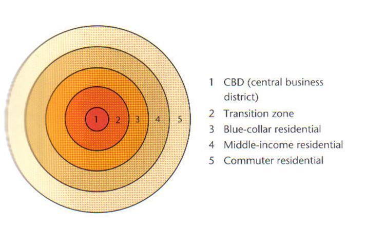 Concentric Zone Model Samankeskisten