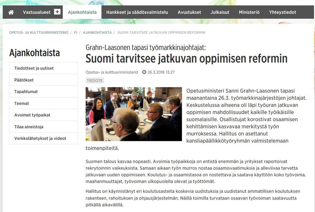 Jatkuvan oppimisen