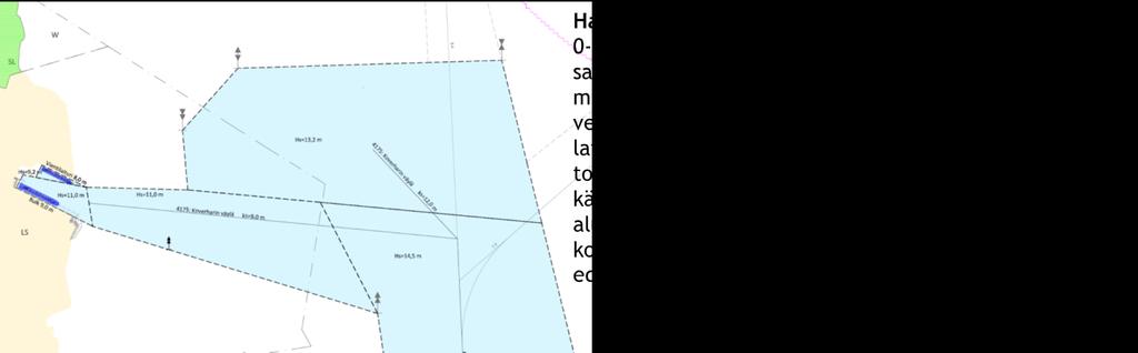 14.1. Vaihtoehto 0 Kuva 14-1. Vaihtoehto 0. Kuvan ja tekstin lähde: Hangon Satama Oy 2017: Koverharin sataman laajentamisen ympäristö- vaikutusten arviointiohjelma 2017.