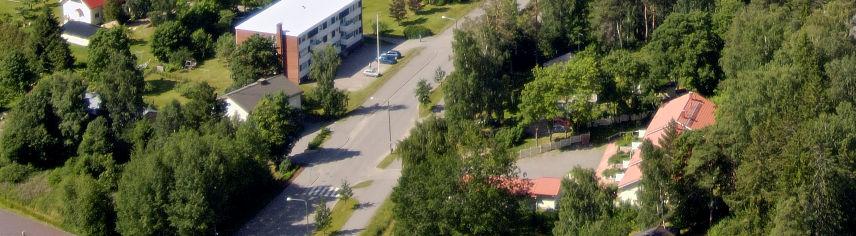 Ilmakuva alueesta Hakija / Suunnittelutehtävä ja tavoite Tontin 5 omistaa rakennusliike, joka rakentaisi tontille neljäkerroksisen 1400 m2 asuinkerrostalon, mutta