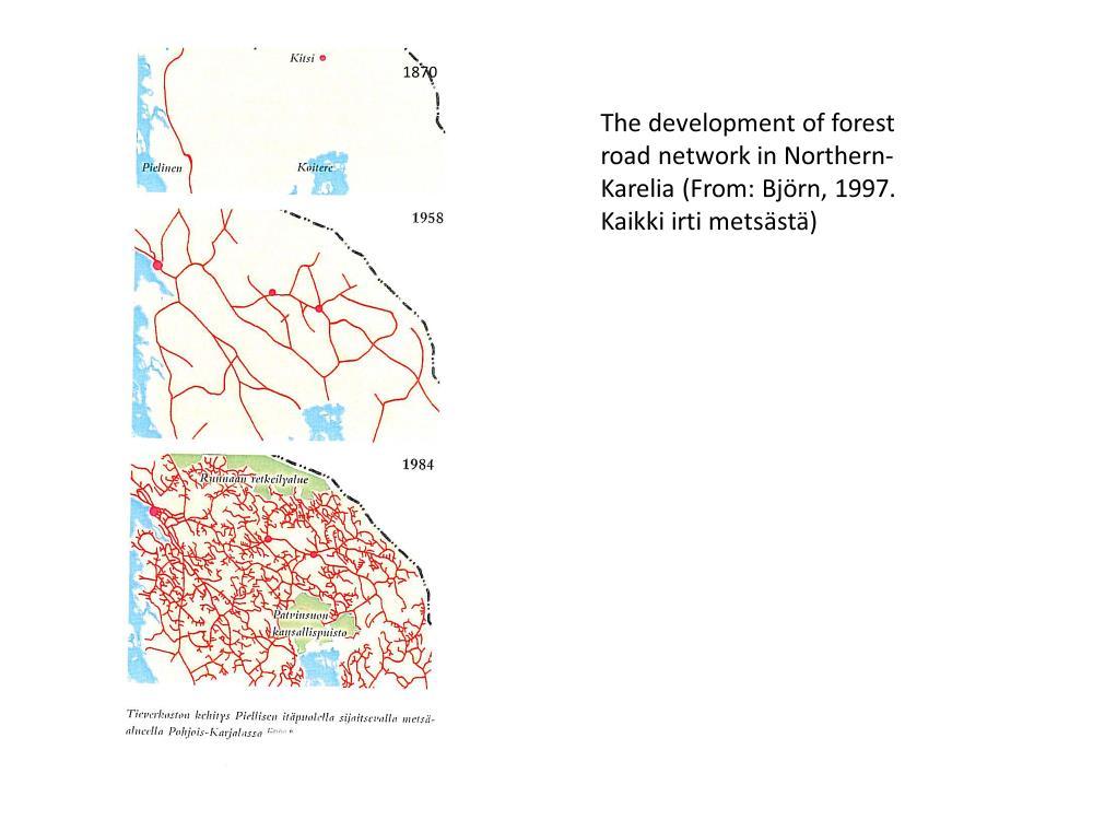 Tieverkoston rooli metsäpalojen kannalta - Nopeuttaa palokohteen saavuttamista - Lisää ihmisten