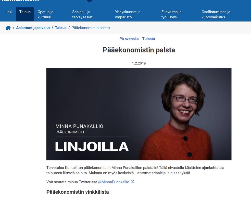 Lisätietoa: Kiitokset mielenkiinnosta! Lisätietoja Minna Punakallio 040-7515175 Minna.