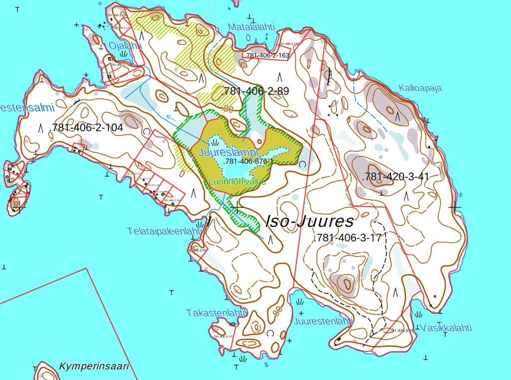 781-417-1-430) on rajattu likimääräisesti punaisella viivalla.