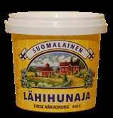 GUL 450 g + kansi * 2000201 Edelliset laatikoittain 792 kpl, 2000241 Kuningatarhunajatölkki BLÅ 450 g + kansi * 2000241 Edelliset