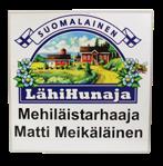 Mainosmateriaali 260040 260041 260042 260192 Suomalainen LähiHunaja T-paita 260040 Suomalainen LähiHunaja kyltti 60 x 60 cm 260041 Omavalintainen tarrateksti kylttiin 260042 Alumiinikehys kylttiin