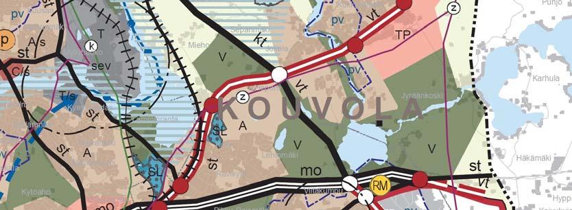 .1.2010 vahvistama maakuntakaava taajamat ja niiden ympäristöt, jossa