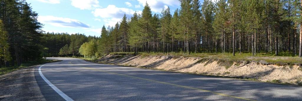 Kuva 6-11 Näkymä Ylläksentieltä kohti suunniteltua