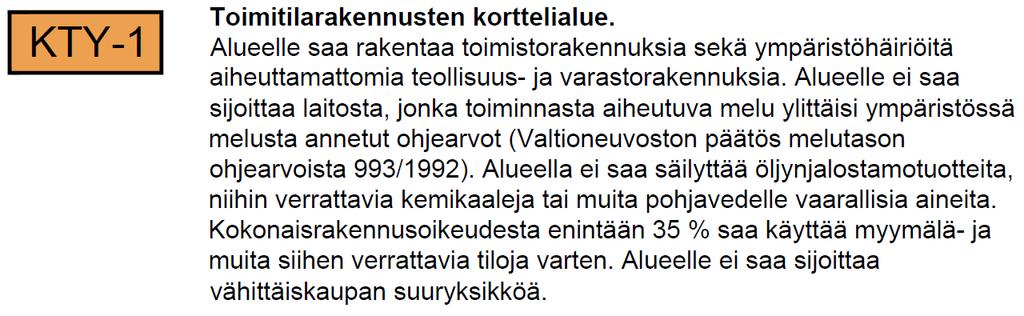 Nosto Consulting Oy 25 (33) 4. Asemakaavan kuvaus 4.1. Kaavan rakenne Mitoitus Asemakaavalla mahdollistetaan työpaikkarakentamisen sijoittuminen suunnittelualueelle.