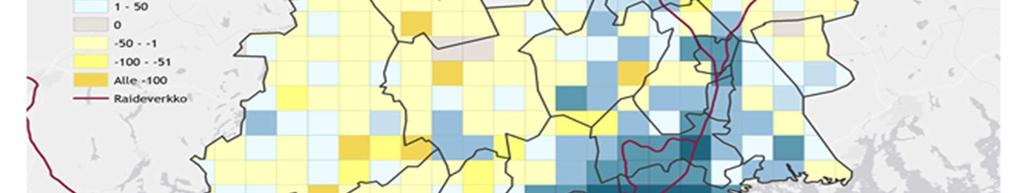 Vihdissä vuosina 2015-2017. Väkiluku aleni Karkkilassa, Lohjalla, Pornaisissa ja Siuntiossa. Väestönkasvu oli määrällisesti suurinta Helsingissä (+22845), Espoossa (+13647) ja Vantaalla (+12495).