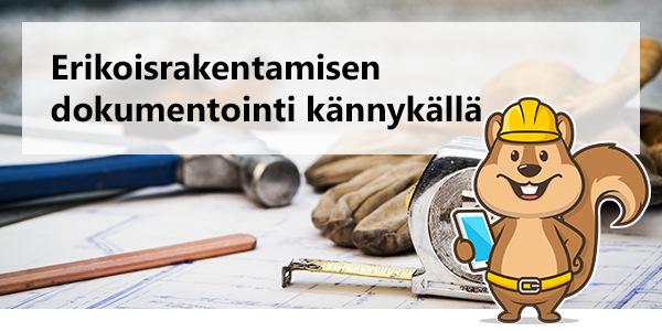 Dokumentointiin kuuluu: - virhe- ja puuteluetteloiden