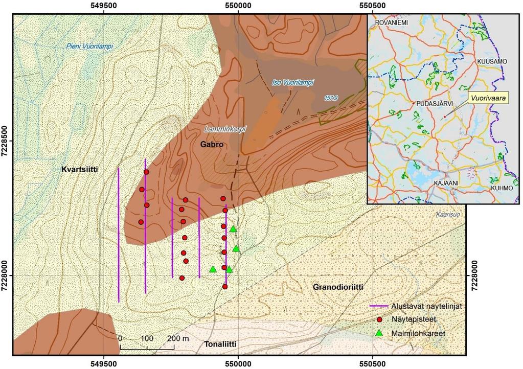 GEOLOGIAN TUTKIMUSKESKUS Hulkki ja Taivalkoski 72/2018 3 Kuva 1.