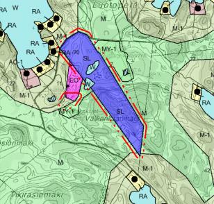 KOHDE 9 Rakokivet, Välikankaanmäet, kiinteistö 623-417-1-265, -1-508 ja -1-509