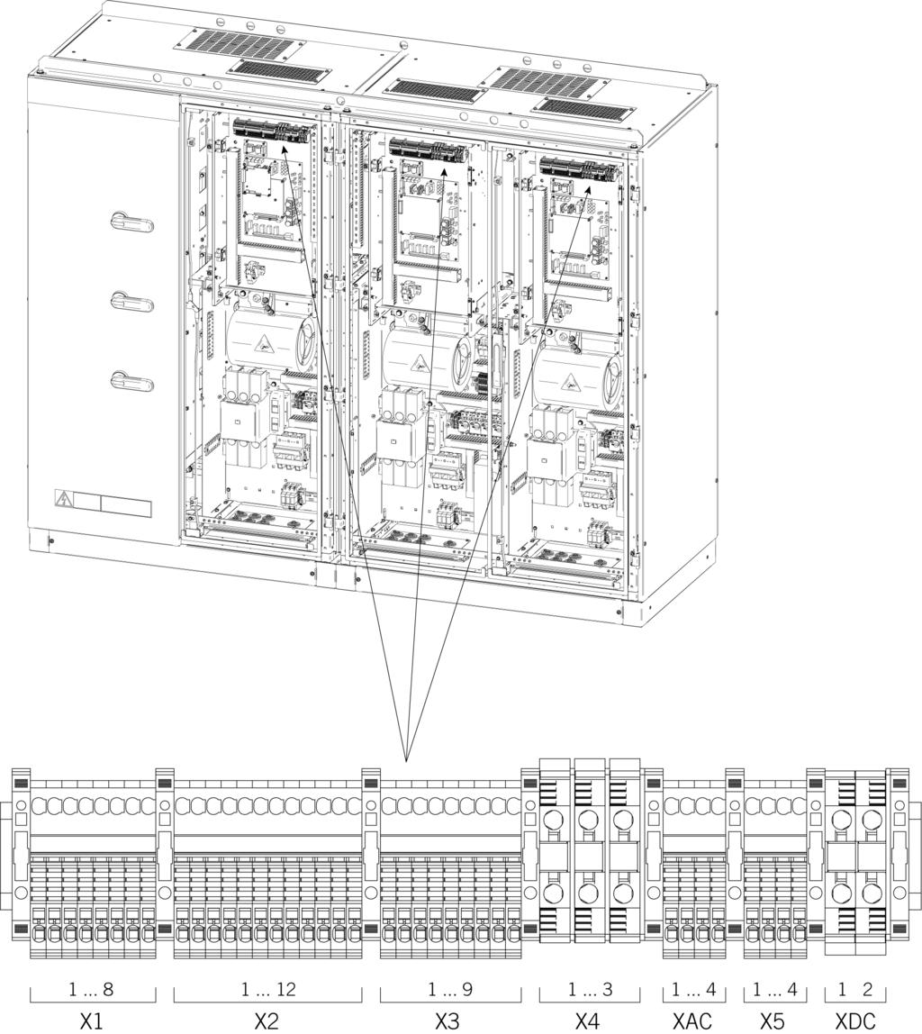 5.4.5. Insulation fault contact / grid connection indicator The inverter incorporates a normally open volt-free auxiliary contact.