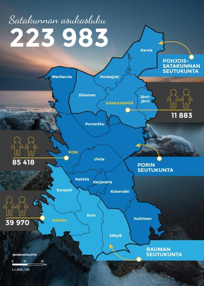 SATAKUNTA - TAAJAMAT Pori Ulvila Muualta mm.