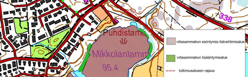 2 3. Tulokset Viitasammakon kutu oli käynnissä Mikkolanlammilla 11.5.2018 tehdyllä kartoituskerralla.