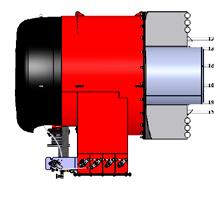 Mitat, Oilon ACE K1 (Type GT) K2 (Type KT) K3 (Type GRT, GKT) A J B C H G = Gas inle O = Oil inlet/r O G F A A D066361 E Burner A B C Di Ei F J H K1 K2 K3 KT/GRT/GKT-6A 1055 860 780 310 500 285 310