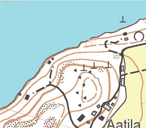 Kantatilatarkastelu Aatila 635-421-12-32 Muunnetun rantaviivan pituus