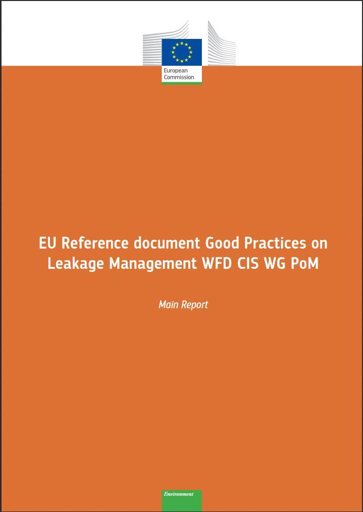 julkaisi 1/2015 raportin Good Practices on Leakage Management vesihuoltolaitosten vesitehokkuuden parantamiseksi.