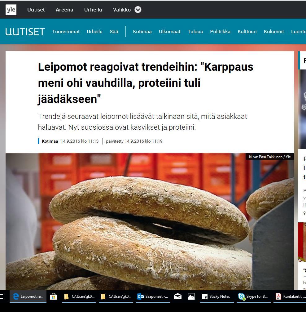 Vaihtoehtoiset kehityspolut huomioivaa Mitä tapahtuu yritykselle, joka kehittää toimintaansa yhden signaalin / trendin perusteella? Se oli ehkä kaikista nopein tuulahdus, mitä trendeissä on koettu.