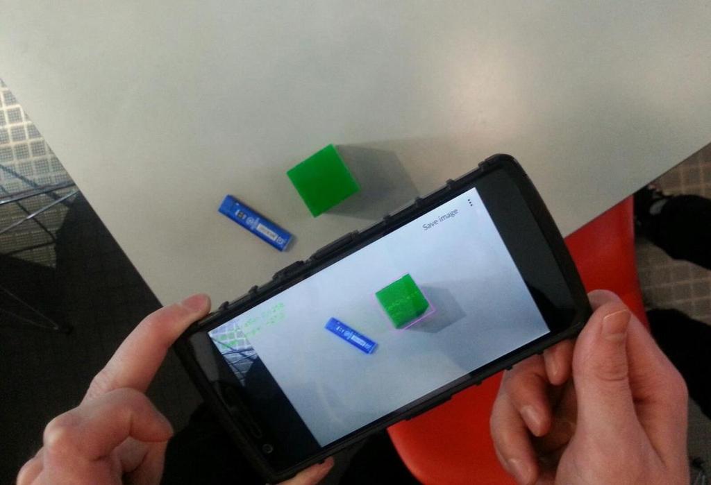 15 3. RATKAISUN KUVAUS Mittaussovellus toteutettiin Java-kielellä Android-alustalle. Referenssiesineen ja mitattavan esineen tunnistamiseen käytettiin avoimen lähdekoodin OpenCVkonenäkökirjastoa.